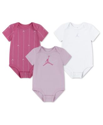 Baby Boys' and Baby Girls' Jumpman Air Bodysuits, 3-Pack
