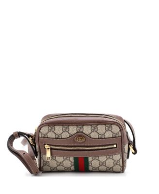 Mini Ophidia Shoulder Bag GG Coated Canvas