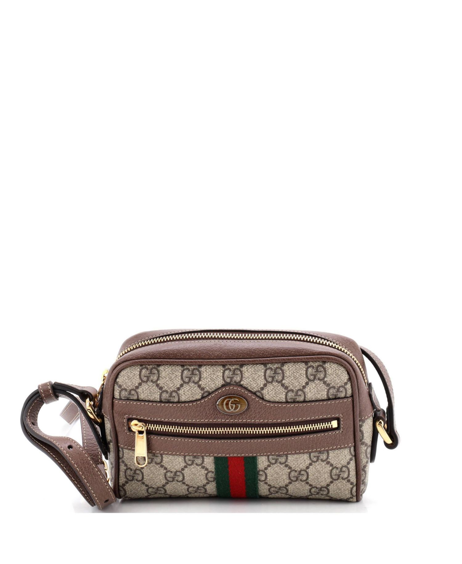 Mini Ophidia Shoulder Bag GG Coated Canvas