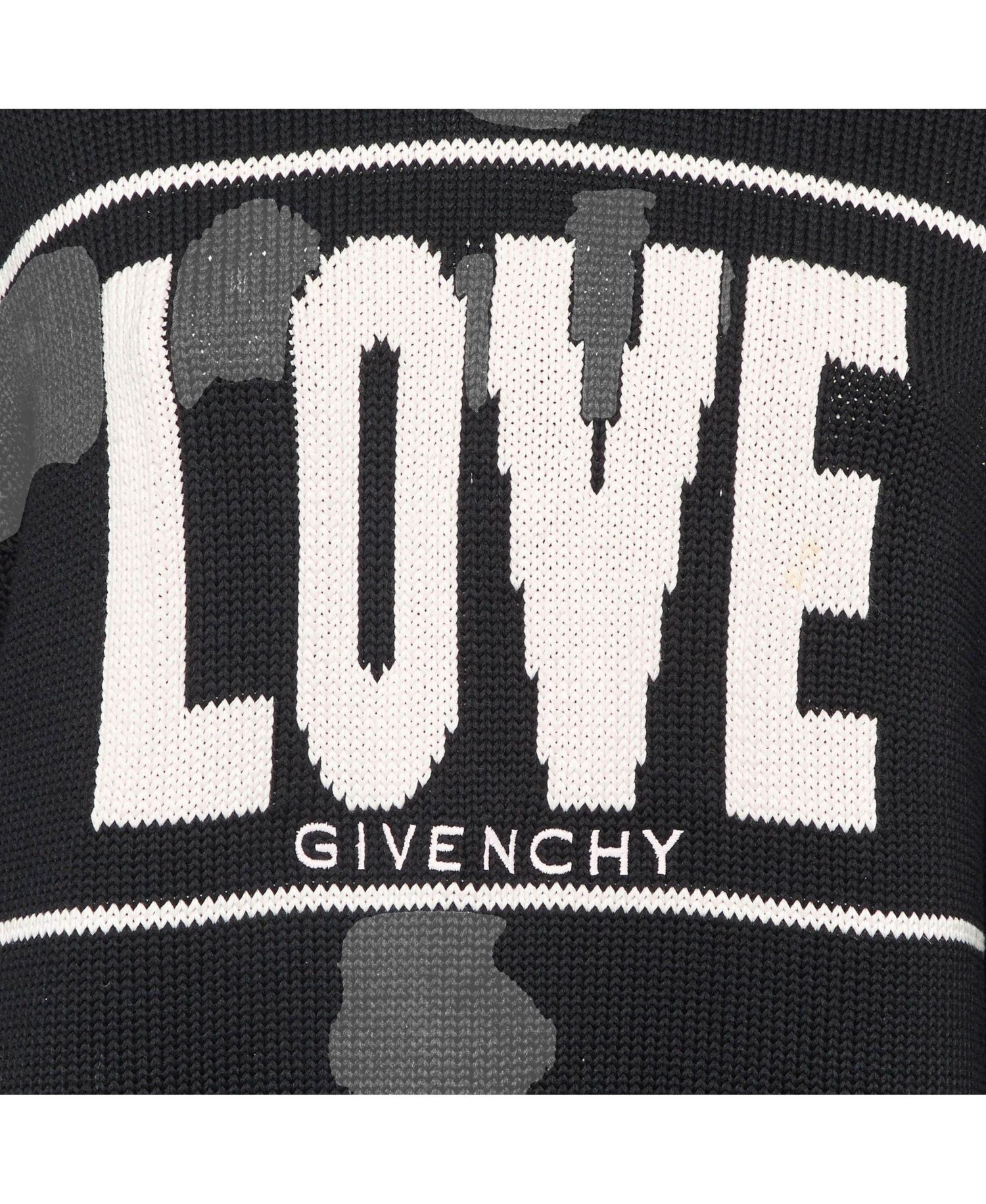Women's Logo Print Cotton Knit Crew Neck Sweater