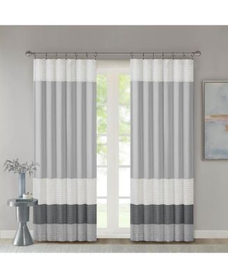 Polyoni Pintuck Curtain Panel Only 1 Piece Panel