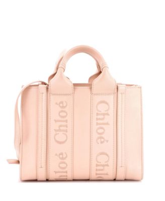 Small Woody Convertible Tote Leather