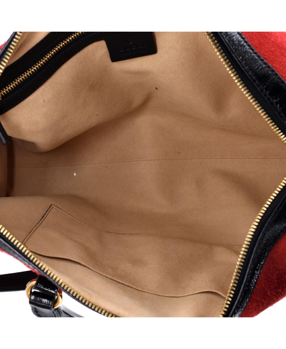 Pre-Owned Gucci Medium Ophidia Boston Bag Suede