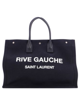 Large Rive Gauche Shopper Tote Canvas