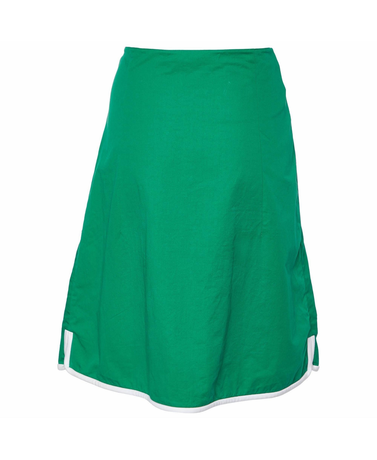 Pre-Owned Marni Women's Cotton Contrast Trim Knee Length Skirt