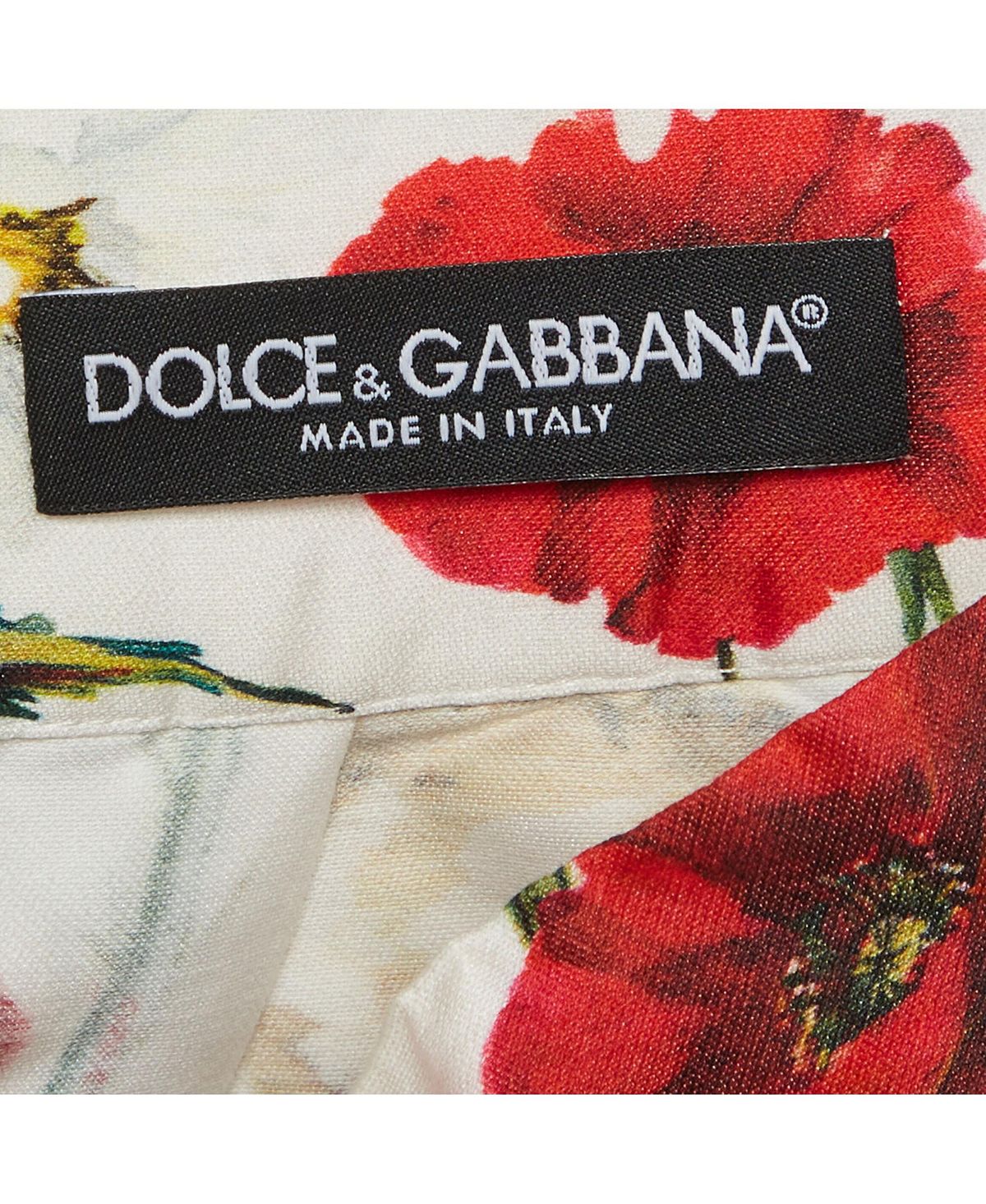 Pre-Owned Dolce & Gabbana Women's Floral Printed Cotton And Silk Pleated Skirt view 4 — MAYCSS fashion products