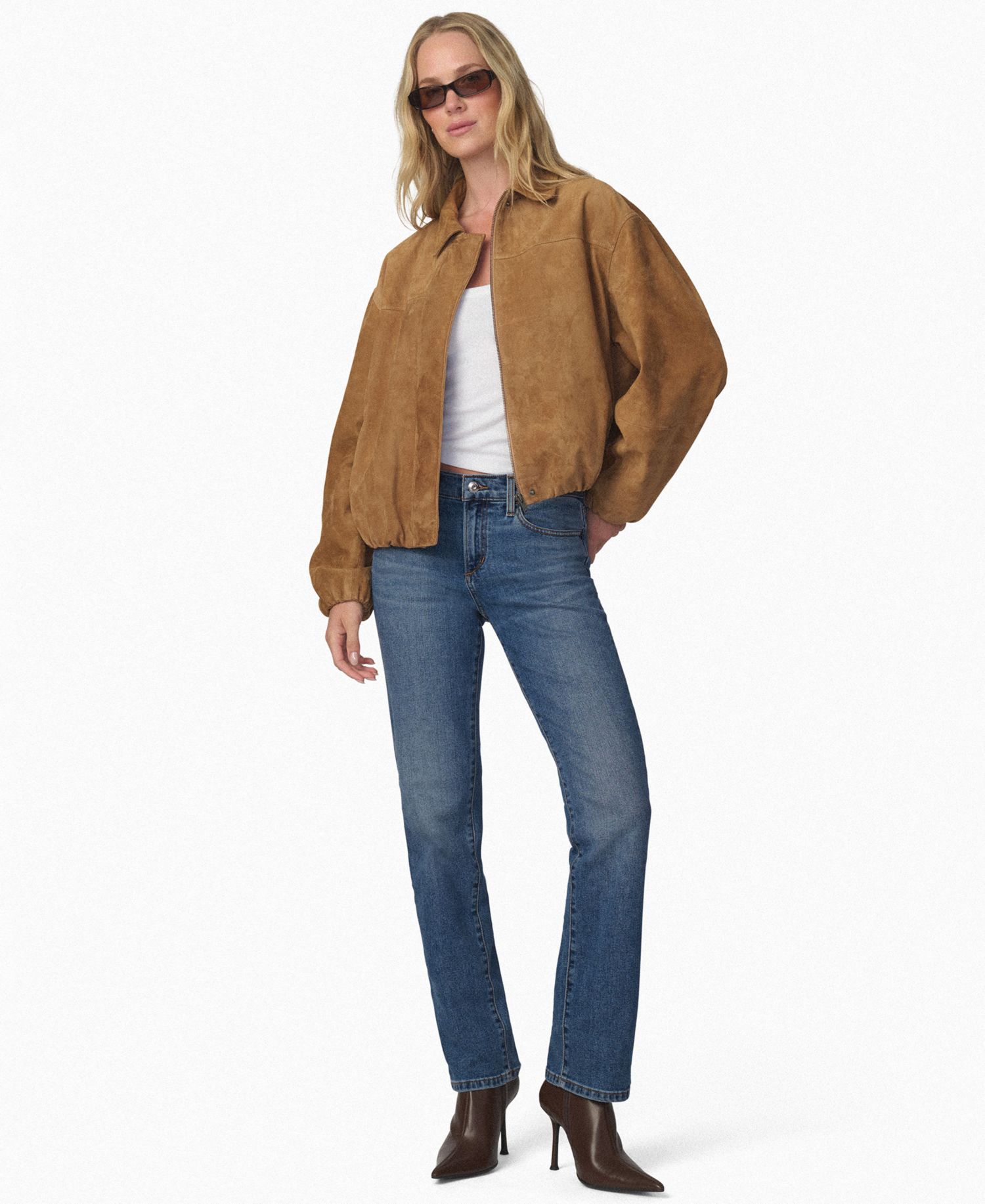 Women's The Romy Mid-Rise Straight Jeans