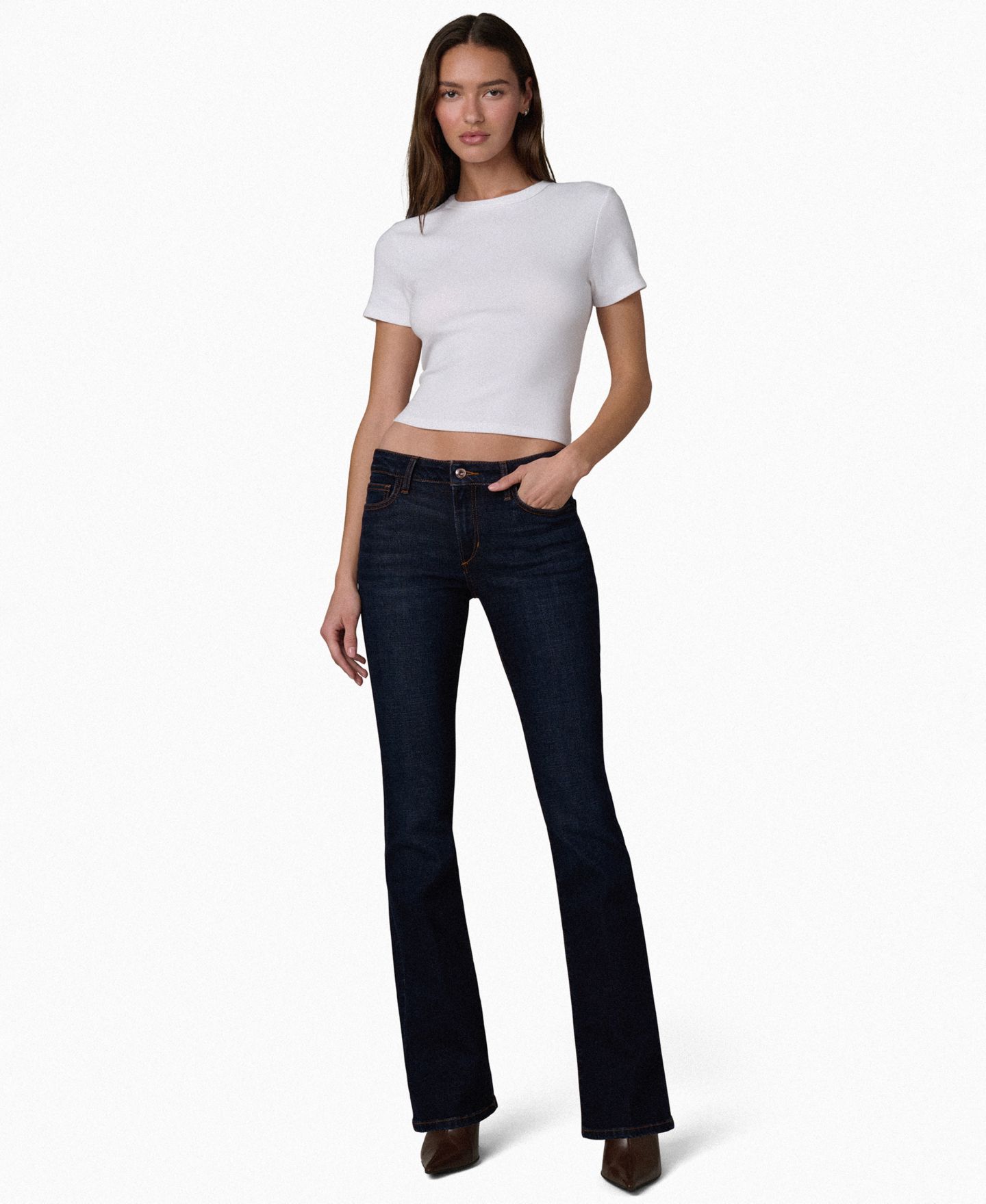 Женские джинсы Joe's Jeans The Naomi Low-Rise Bootcut, цвет: Ritual — фото 2