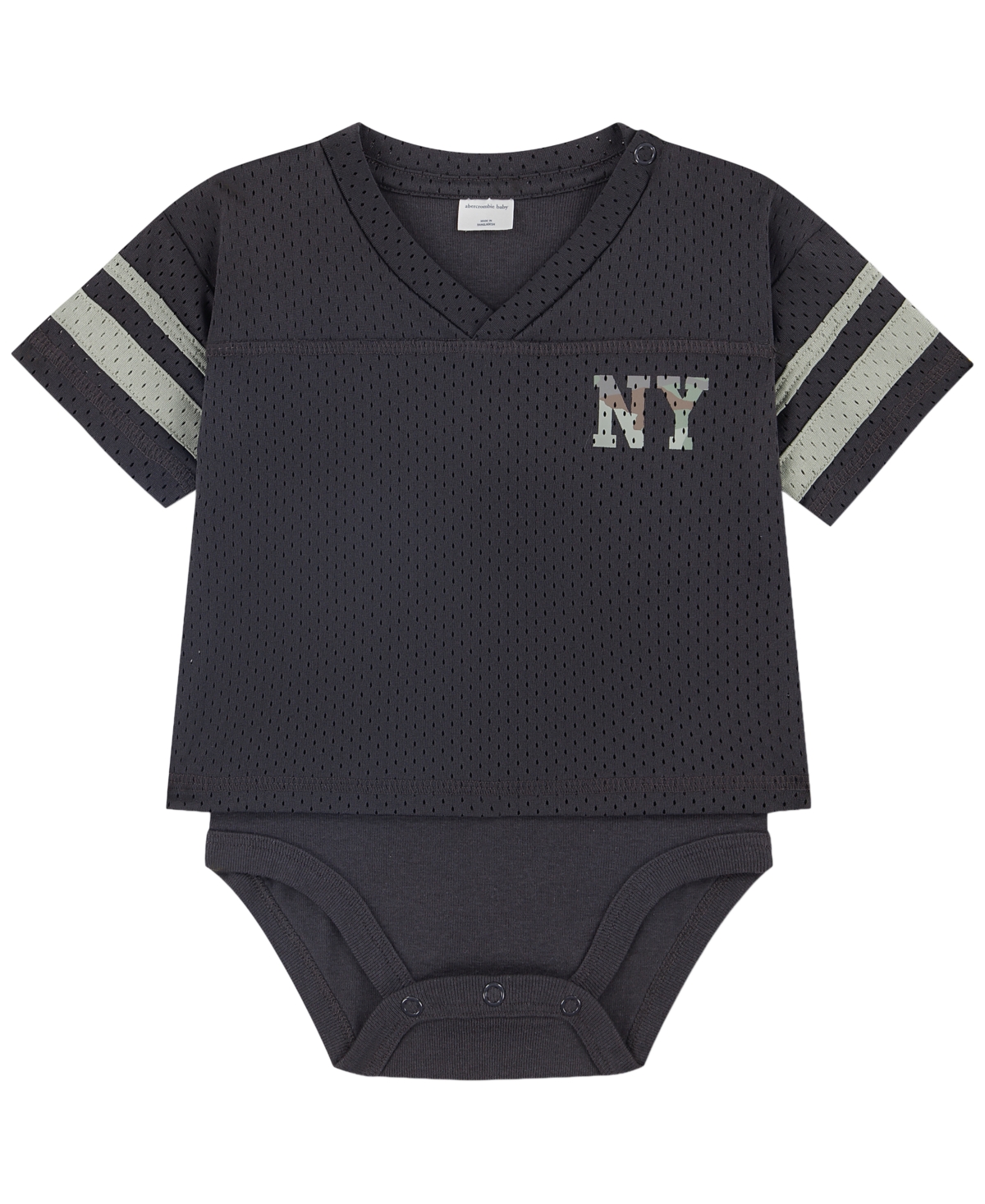 abercrombie kids Baby Boys' Short-Sleeve Sport Bodysuit
