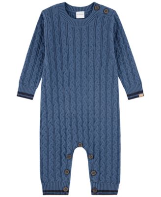 Baby Boys' Crewneck Sweater Coverall 