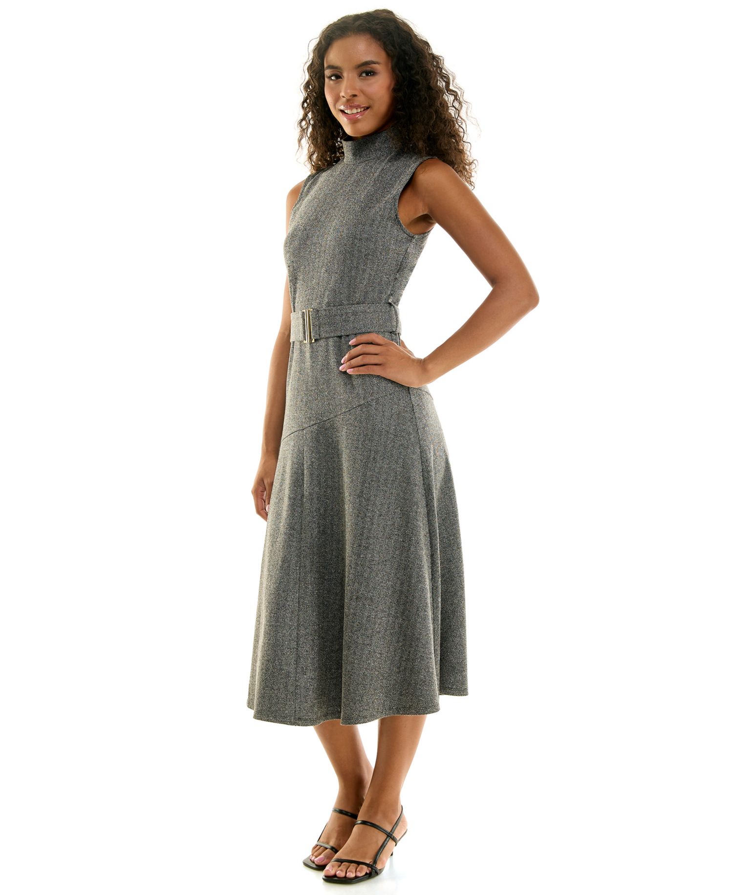 Juniors' Knit Midi Dress