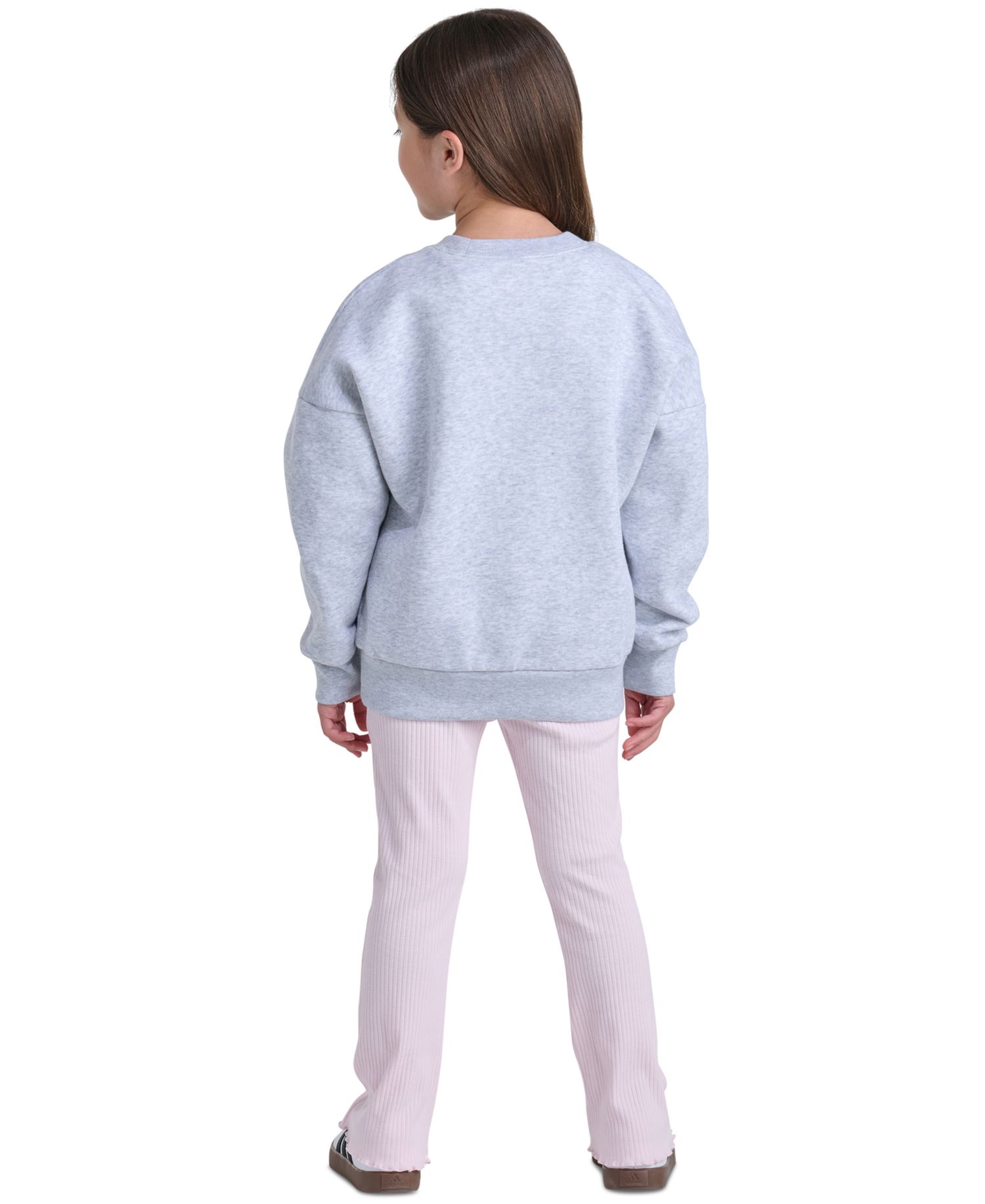 Girls' 2T-6X Long-Sleeve Sweatshirt and Pants, 2-Piece Set