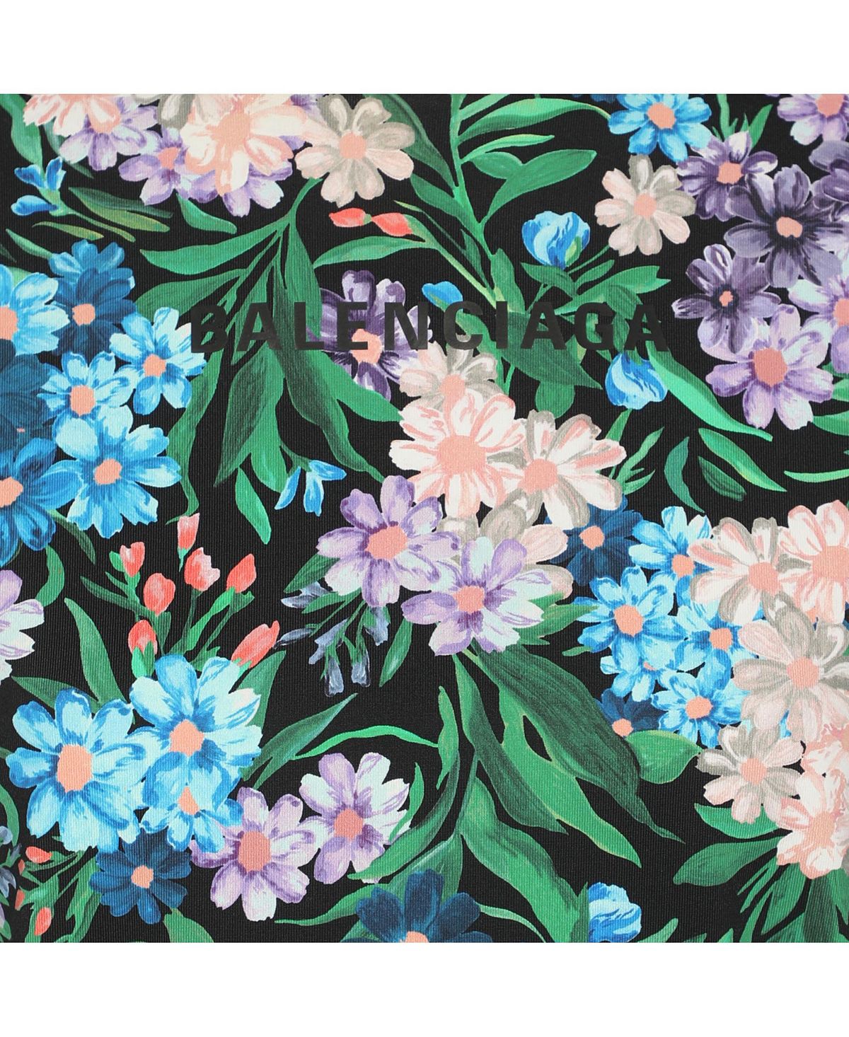 Pre-Owned Balenciaga Women's Floral Print Ruffled Drawstring Midi Dress view 3 — MAYCSS fashion products