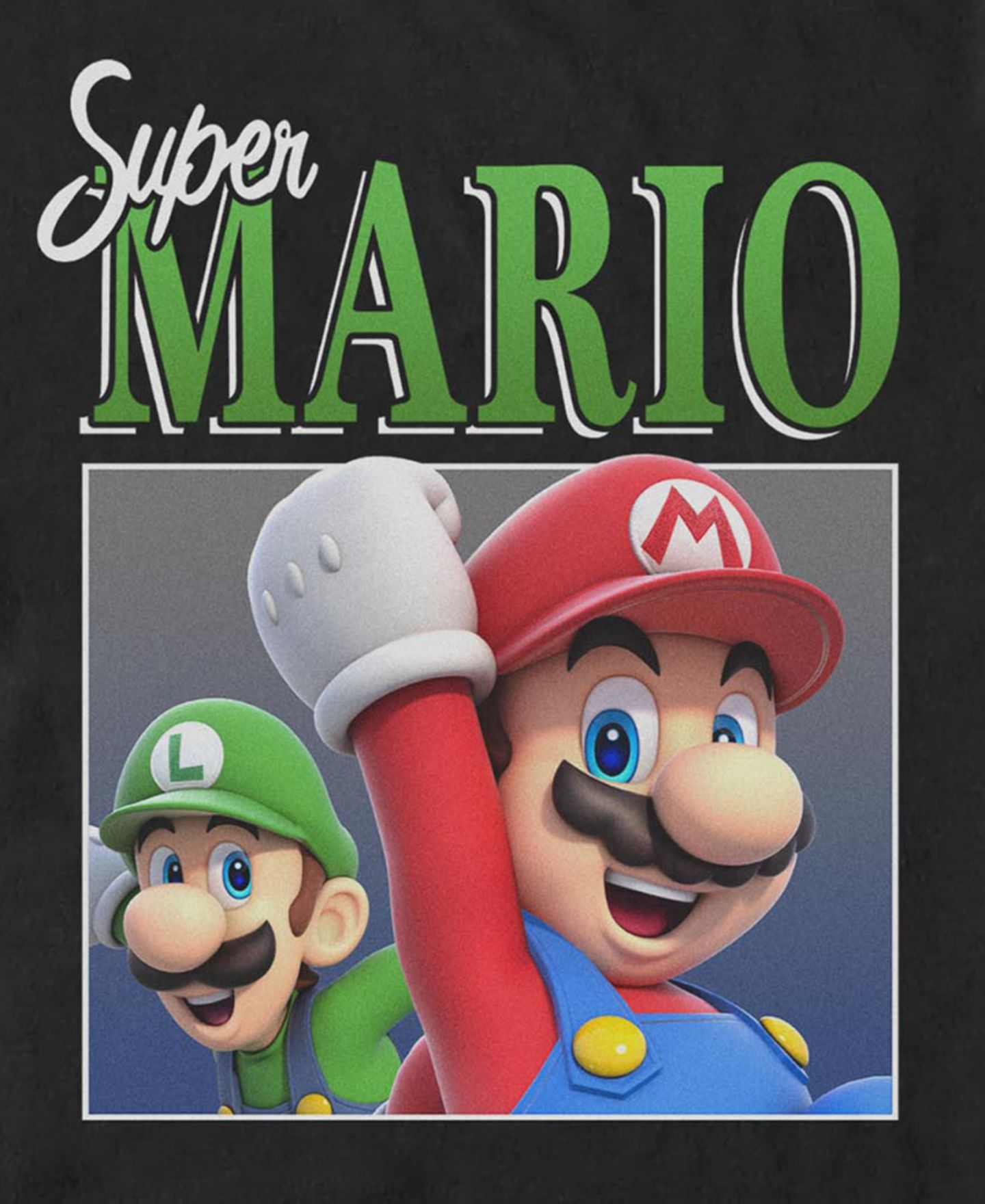 Мужская футболка Fifth Sun Nintendo Mario Fist Up, цвет: Чёрный — фото 3
