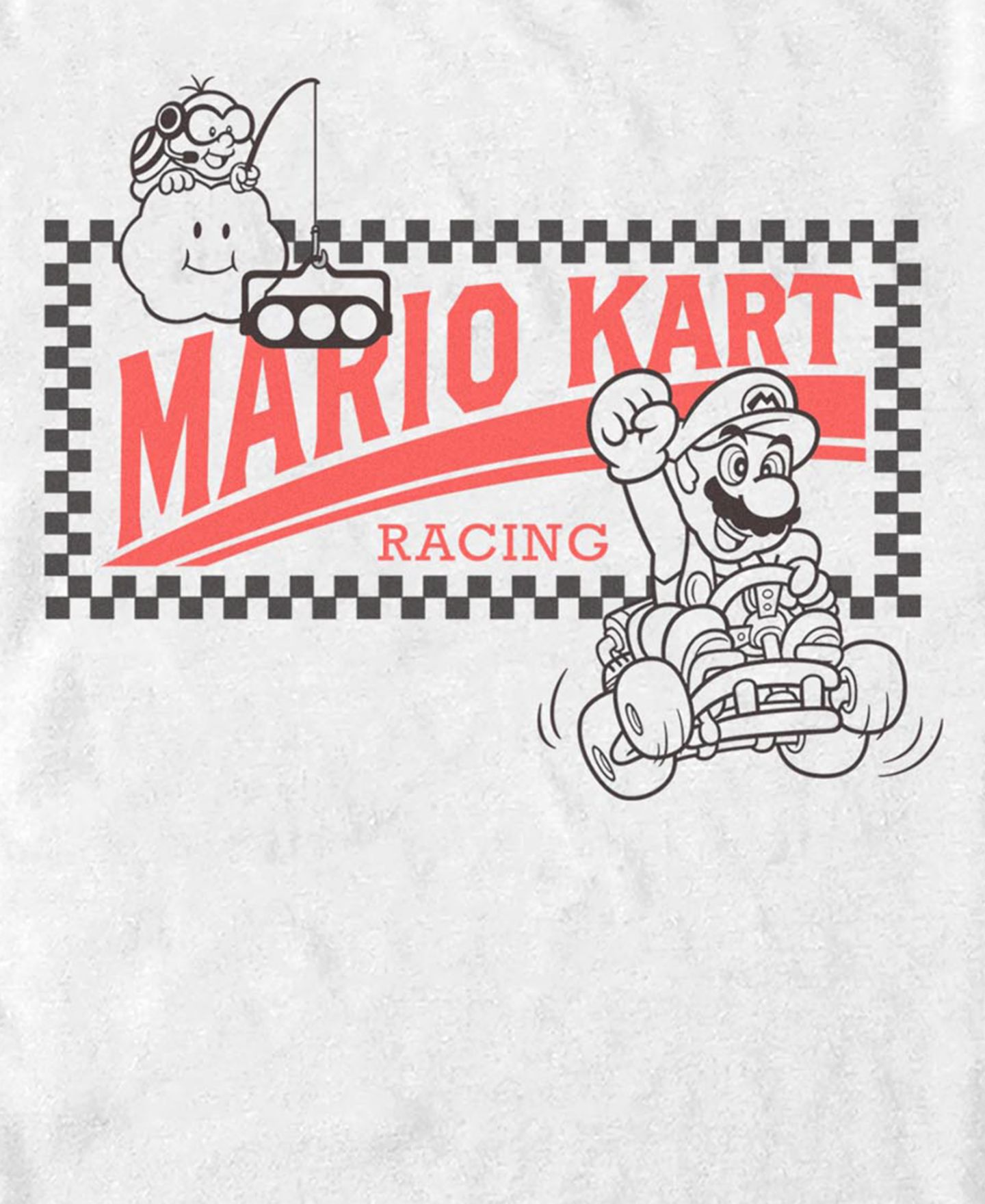 Мужская футболка Fifth Sun Nintendo Kart Branded, цвет: Белый — фото 3