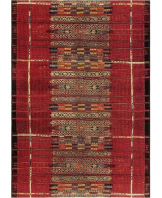 Lush Decor Marina Tribal Stripe 6'6" x 9'4" Outdoor Area Rug