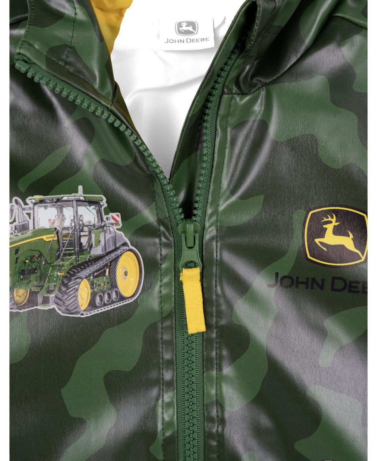 John Deere Toddler (2T-5T) Boys Hooded Rain Jacket