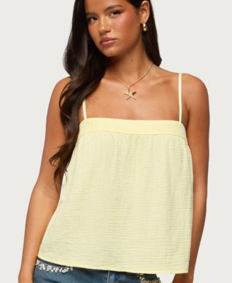 Women's Sapphire Textured Tank Top