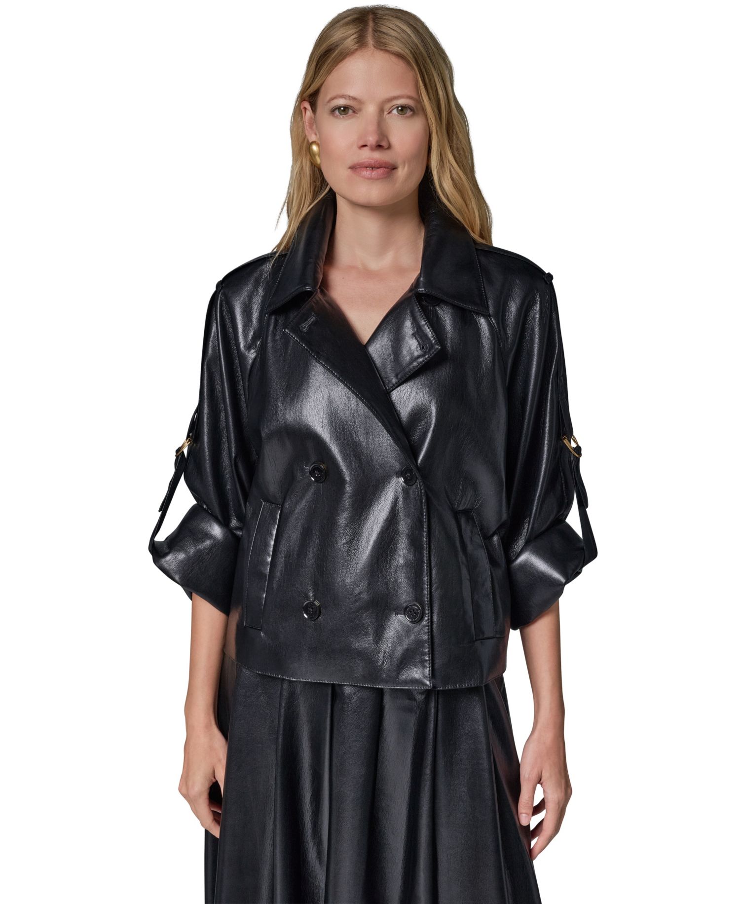 Women's Roll-Sleeve Short Jacket