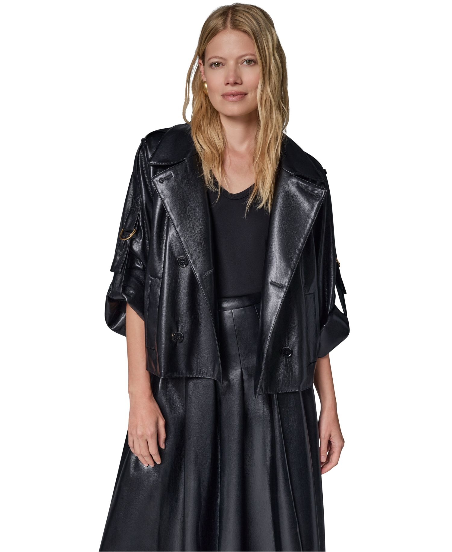 Women's Roll-Sleeve Short Jacket