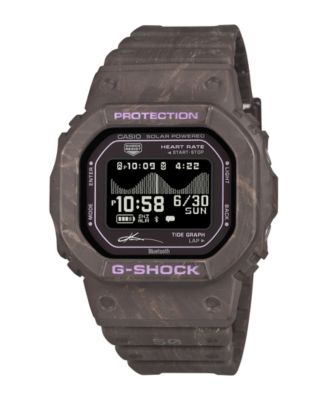 Men's Kanoa Igarashi Limited Edition Brown Resin Digital Watch 44.5mm