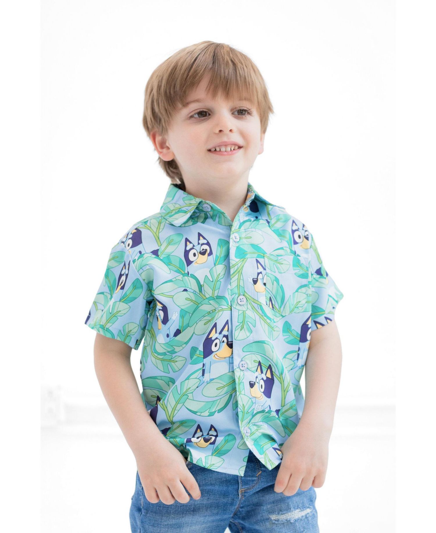 Boy's (6-12) Short Sleeve Button-Down Shirt