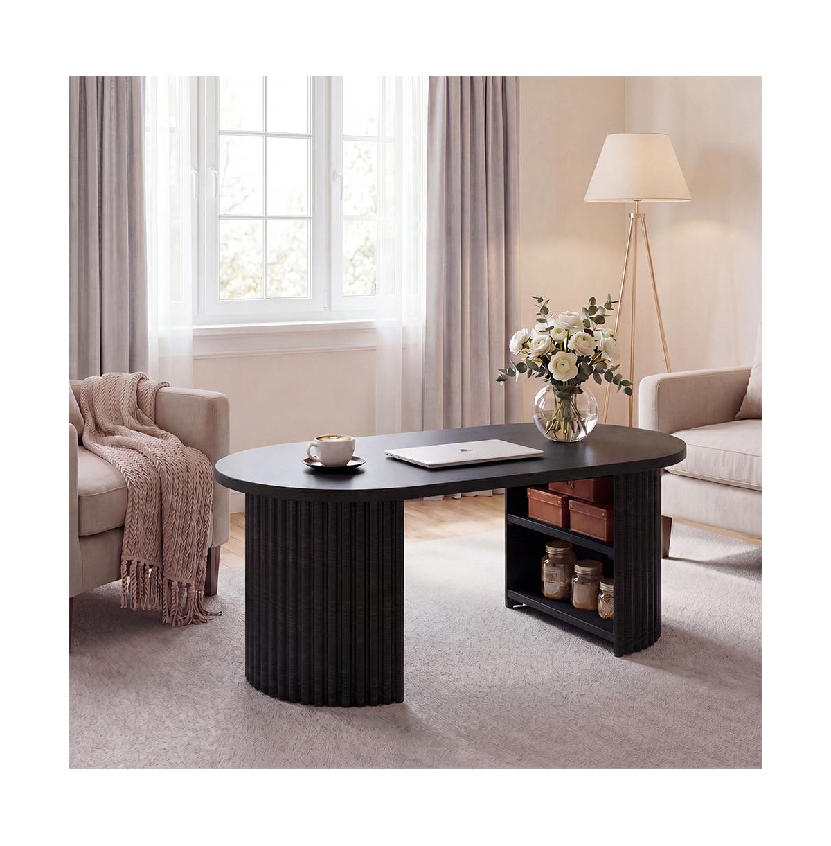 homfan Mid Century Modern Coffee Table