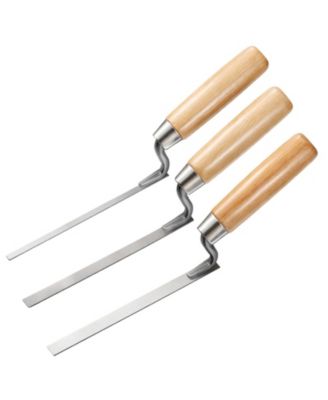Tuck Pointing Trowel Set Wood Handle Masonry Tools