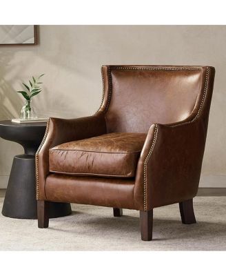  Genuine Leather Single Sofa chair