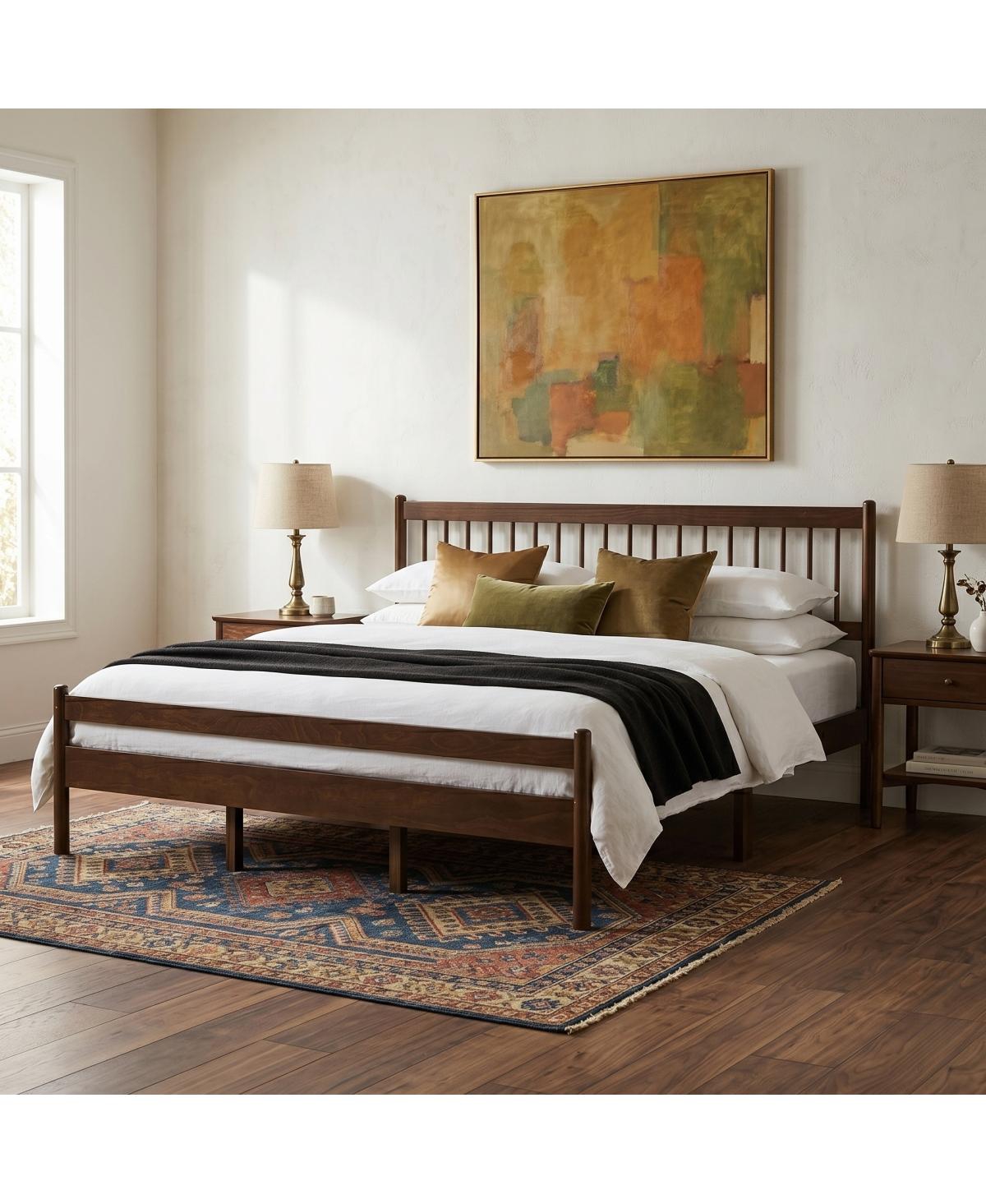 Streamdale Furniture Traditional King Size Pinewood Bed with Headboard and Footboard