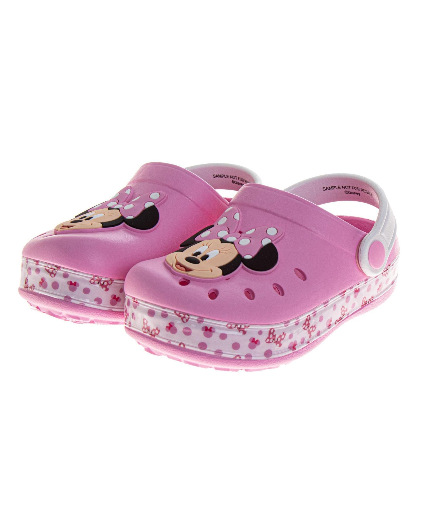 Сабо Disney Minnie Mouse EVA Water Clog Slip On Shoes для девочек, цвет: Розовый — фото 5