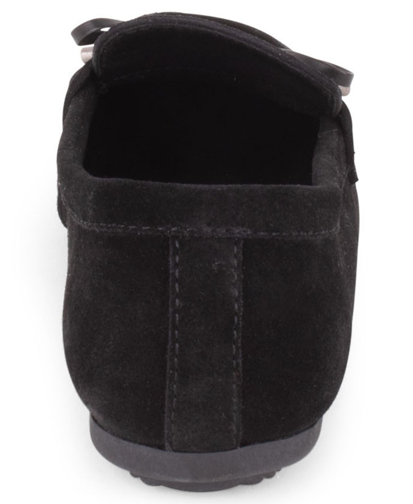 Женские туфли Tahari Bergdorf Suede Slip-On, цвет: Чёрный — фото 3