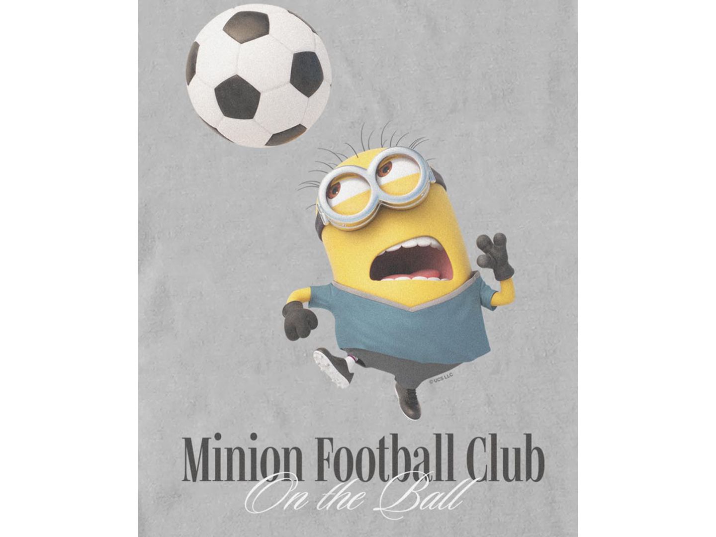 Мужская футболка Fifth Sun Soccer Minion Graphic, цвет: Ледяной серый — фото 3