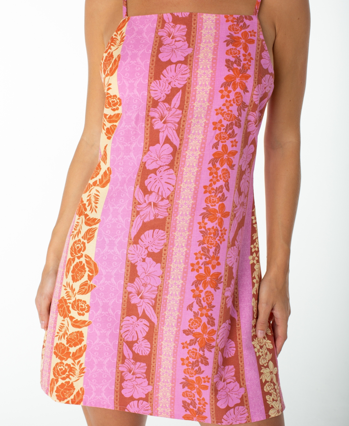 Roxy Women's Heatwave Mini Sleeveless Floral-Print Dress