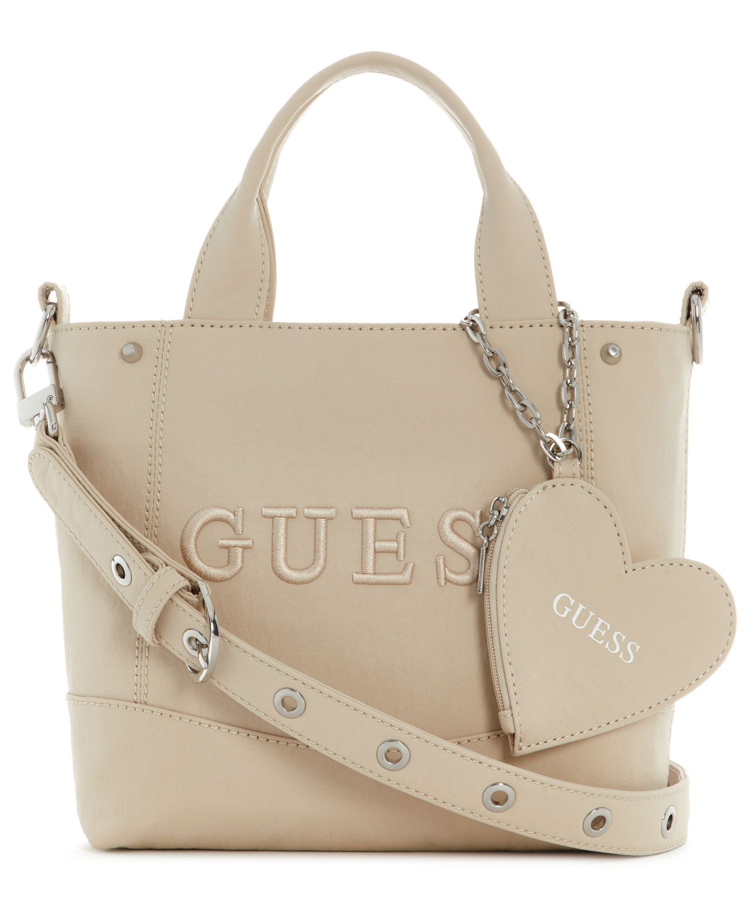 Sasha Small Heart Charm Tote Handbag