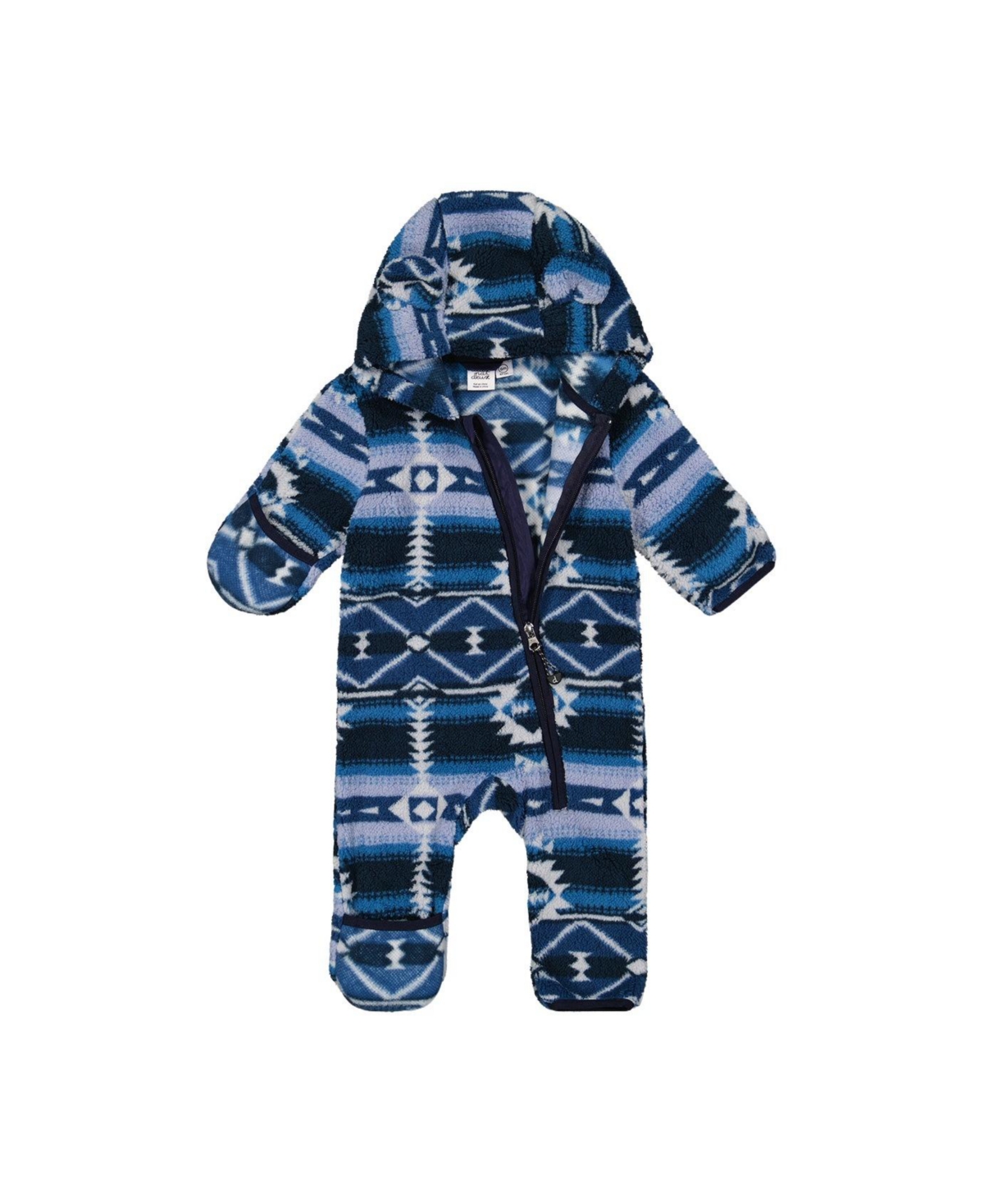Deux par Baby Boy 3M to 24 M Mid-Season Plush One-Piece Outerwear Aztec
