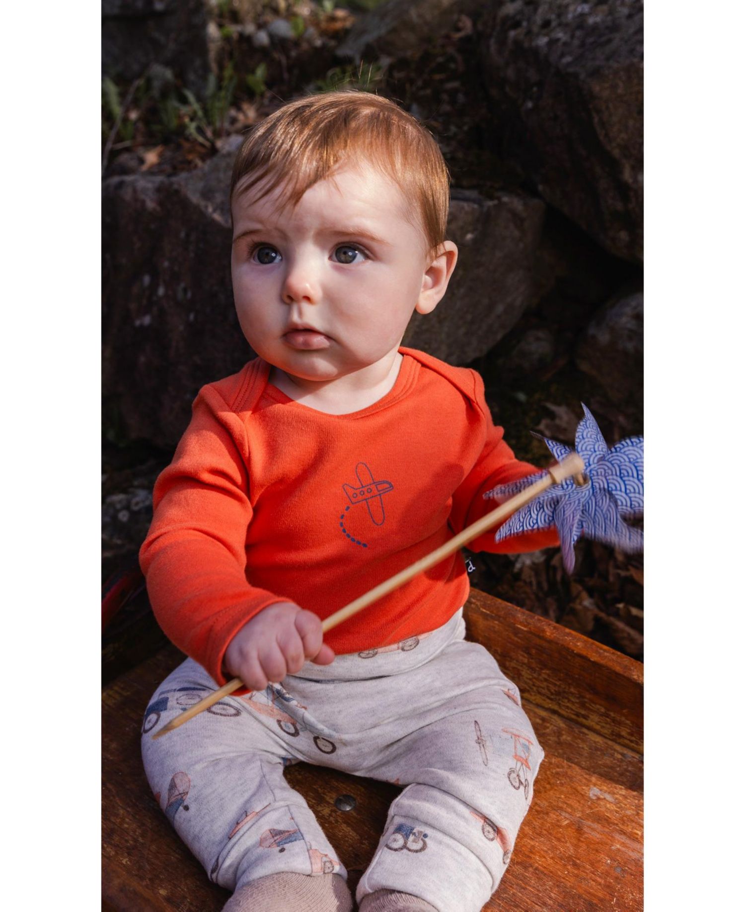 Baby Boy (3M - 24M) Cotton Evolutive Pants