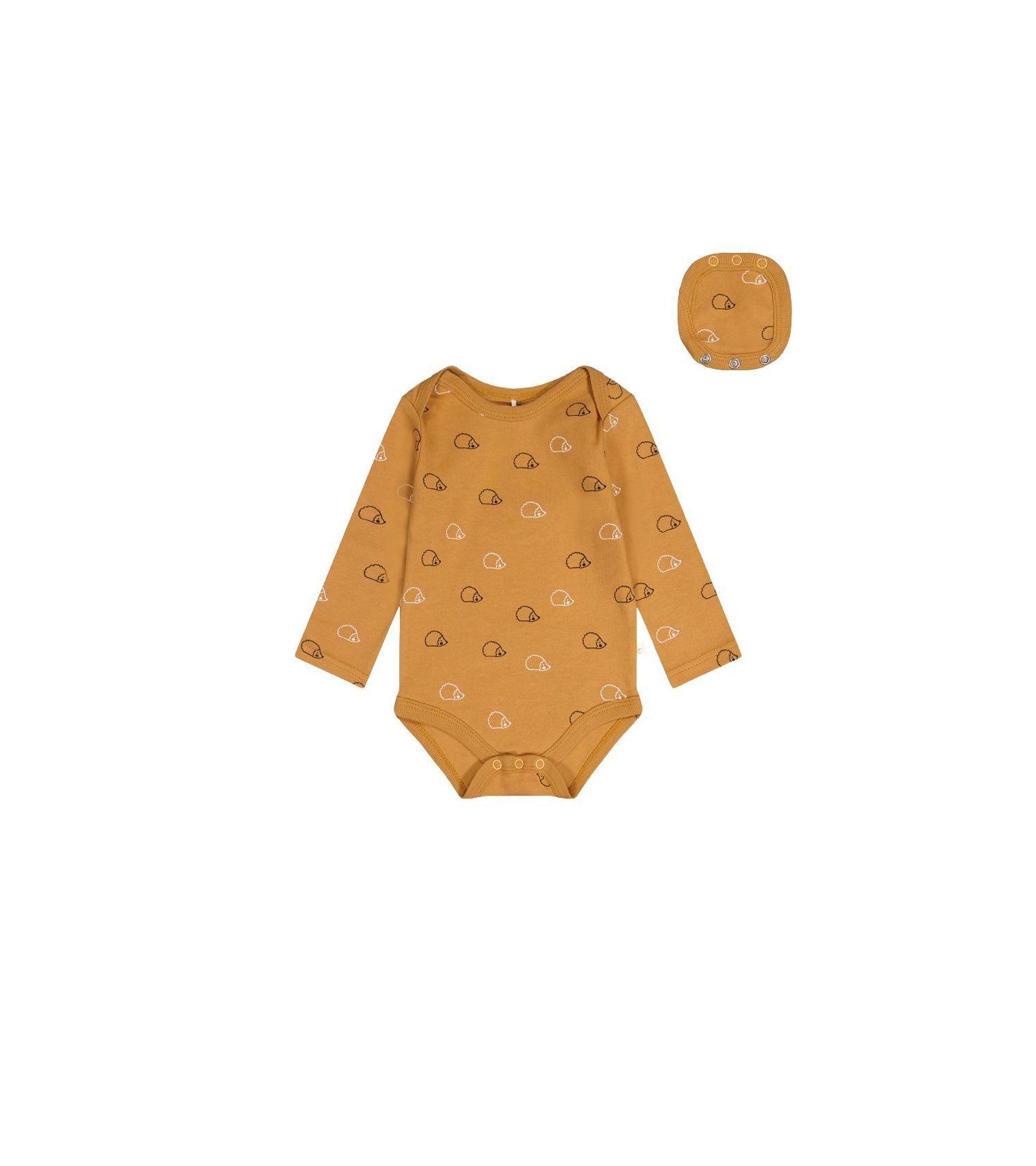 Baby Boys ( 3M to 24M ) Cotton Onesie Printed Hedgeho