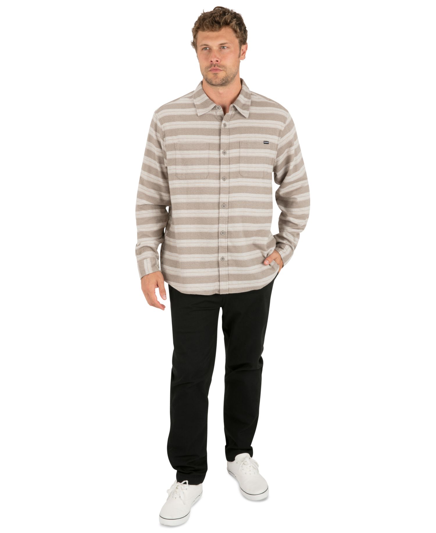 Men's Eugene Flannel Stripe Shirt