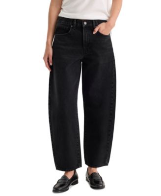 Women's Vintage Mid-Rise Barrel-Leg Ankle Jeans
