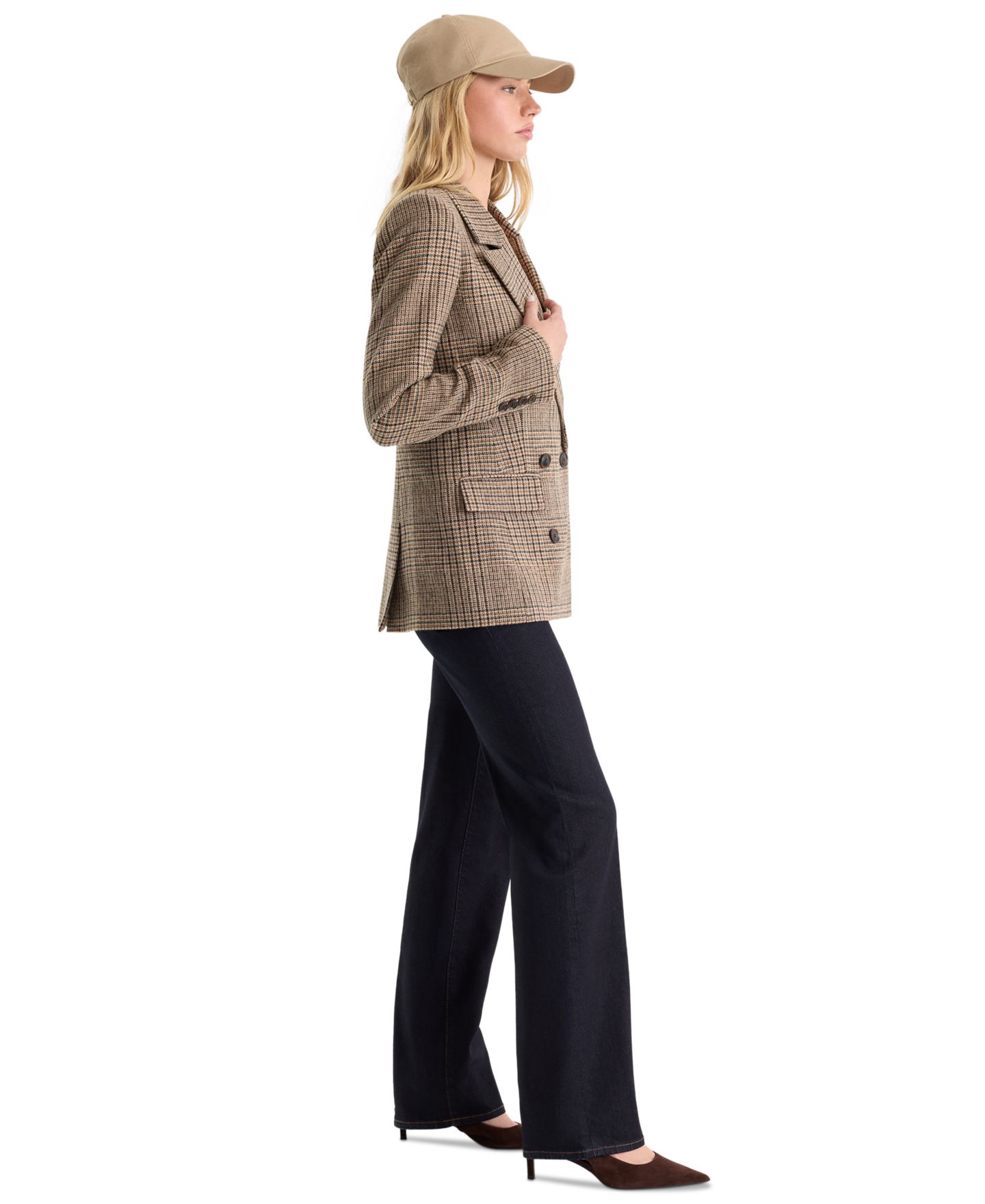 Женские джинсы Good American High-Rise Straight-Leg, цвет: Rinse — фото 3