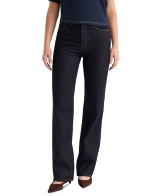 Women's High-Rise Straight-Leg Jeans
