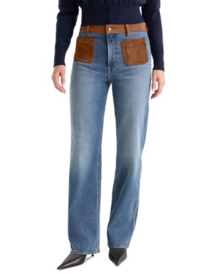 Women's High-Rise Straight-Leg Jeans