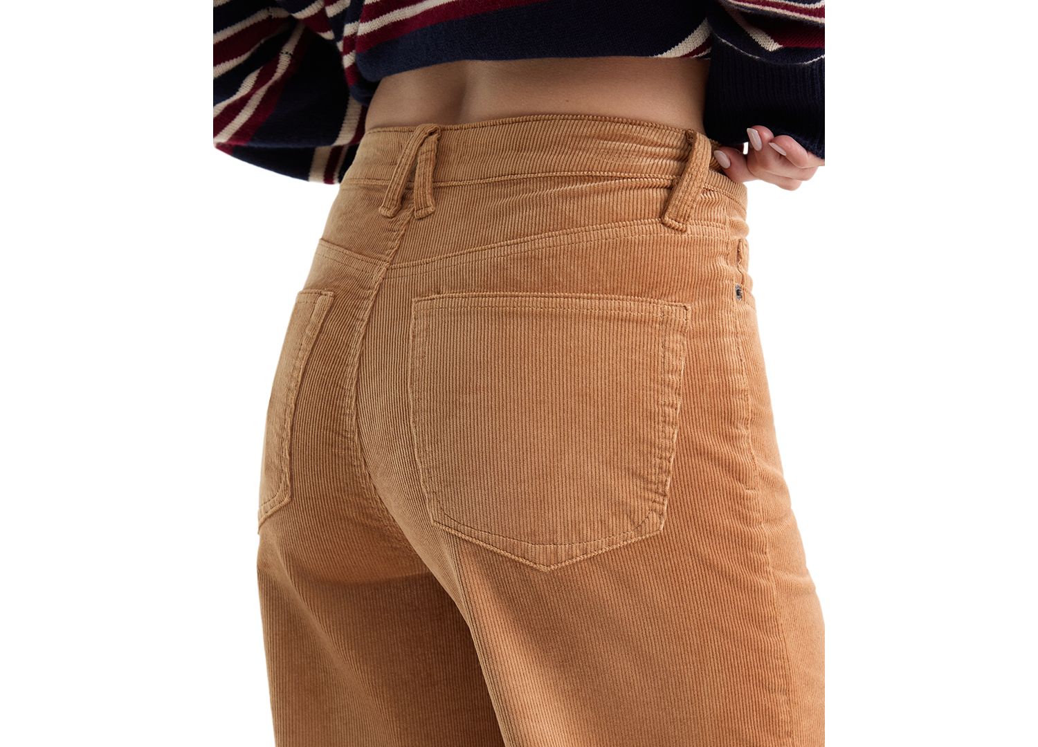 Women's Vintage Corduroy High-Rise Relaxed Wide-Leg Jeans