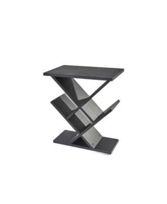19" Solid Wood Pedestal Console Table