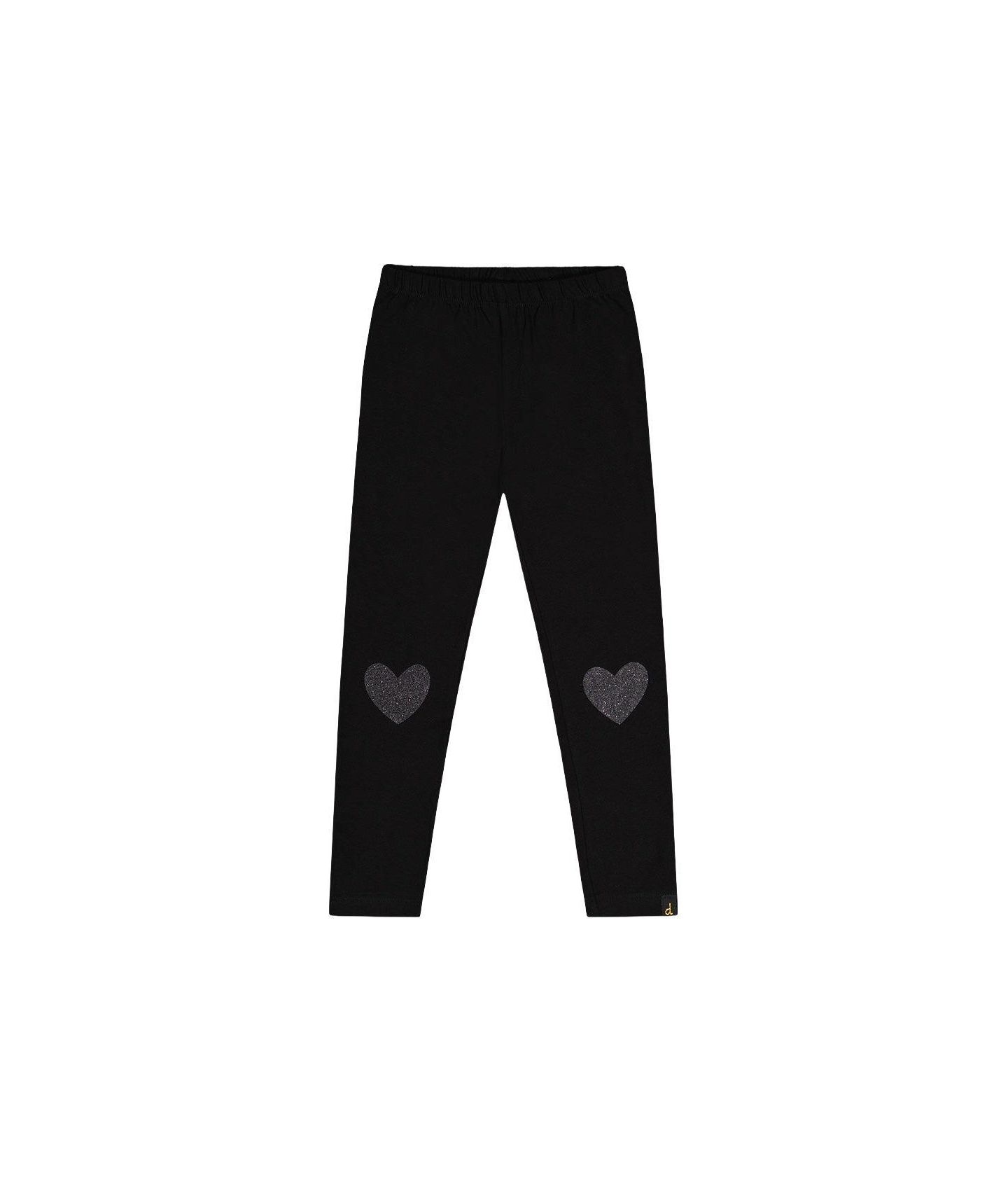Леггинсы Deux par Deux Cotton Leggings Pant для девочек-малышей, цвет: Чёрный — фото 1