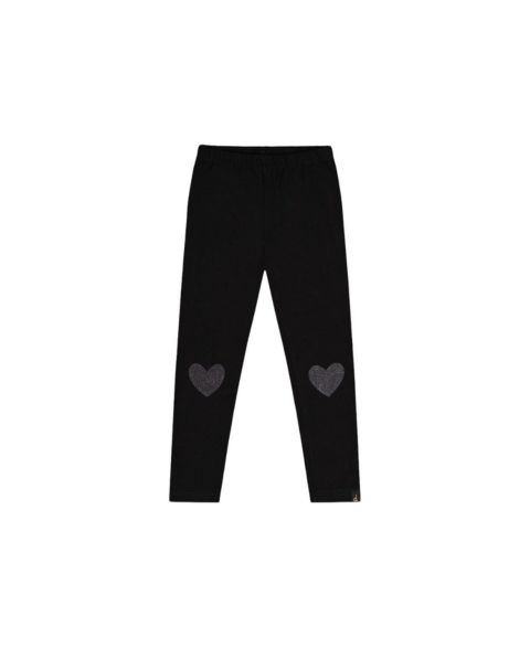 Леггинсы Deux par Deux Cotton Leggings Pant для девочек-малышей, цвет: Чёрный