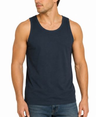 Men's Micro Waffle Knit Regular-Fit Tank Top