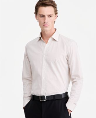 HUGO by Men's Valerio Modern-Fit Patterned Dress Shirt