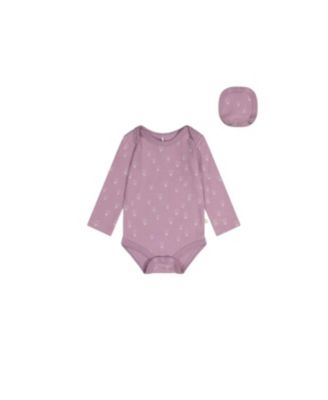 Baby Girls (3M-24M) Cotton Onesie Floral Print